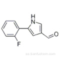 LH-pyrrol-3-karboxaldehyd, 5- (2-fluorfenyl) - CAS 881674-56-2